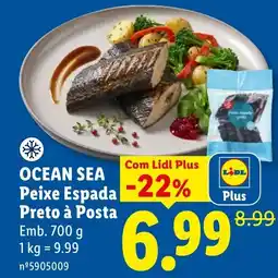 Lidl Ocean Sea Peixe Espada Preto à Posta promoção