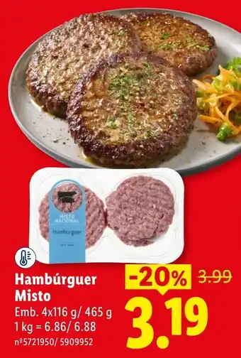 Hambúrguer Misto