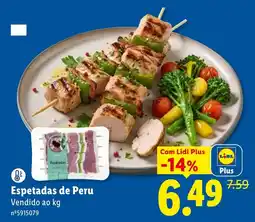 Lidl Espetadas de Peru promoção