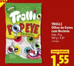 Lidl Trolli olhos de goma com recheio promoção