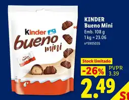 Lidl kinder bueno mini promoção