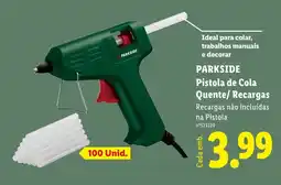 Lidl parkside pistola de cola quente/recargas promoção