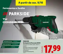 Lidl Parkside berbequim de percussão 500 w promoção