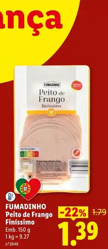 Lidl Fumadinho peito de frango finíssimo promoção