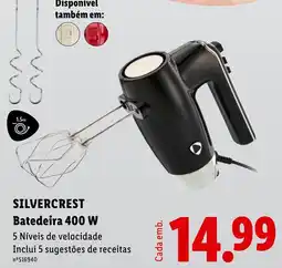Lidl silvercrest batedeira 400 w promoção