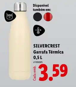Lidl silvercrest garrafa térmica promoção