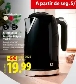 Lidl Fervedor de Água Silvercrest promoção
