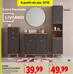 Lidl Livarno armário para casa de banho promoção