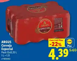 Lidl argus cerveja especial promoção