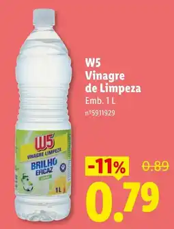 Lidl W5 vinagre de limpeza promoção