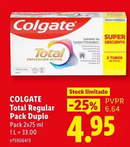 Lidl Colgate total regular promoção