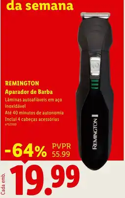 Lidl remington aparador de barba promoção