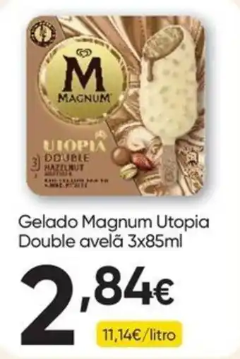 Gelado magnum utopia double avelã