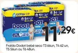 Froiz Fralda Dodot bebé seco promoção