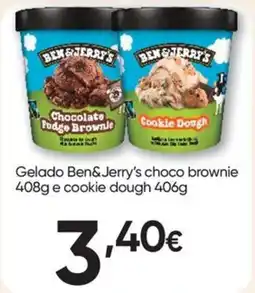 Froiz Gelado Ben&Jerry's choco brownie e cookie dough promoção