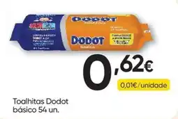 Froiz Toalhitas Dodot básico promoção
