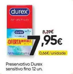 Froiz Preservativo durex sensitivo fino promoção