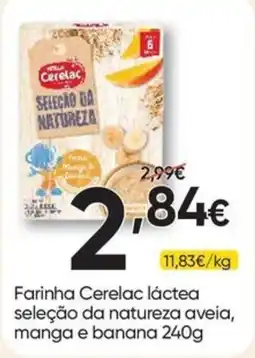 Froiz Farinha cerelac láctea seleção da natureza aveia, manga e banana promoção