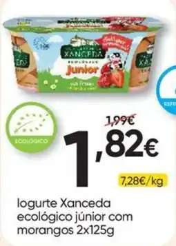 Froiz logurte xanceda ecologico junior com morangos promoção
