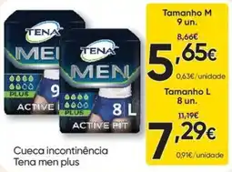 Froiz Cueca incontinência Tena men plus promoção