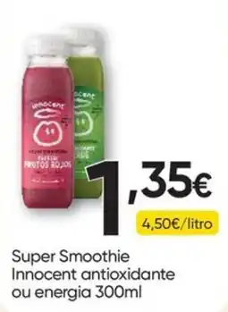Froiz Super Smoothie Innocent antioxidante ou energia promoção