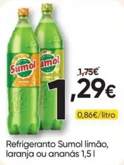 Froiz Refrigerante Sumol limão, laranja ou ananás promoção