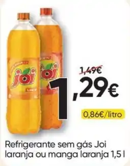Froiz Refrigerante sem gás Joi laranja ou manga laranja promoção