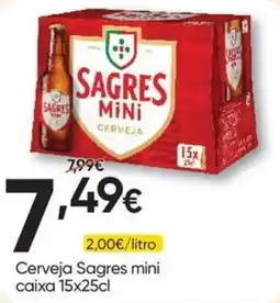 Froiz Cerveja Sagres mini promoção