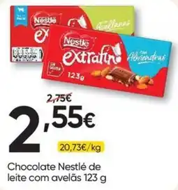 Froiz Chocolate Nestlé de leite com avelãs promoção