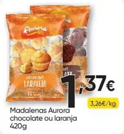 Froiz Madalenas aurora chocolate ou laranja promoção