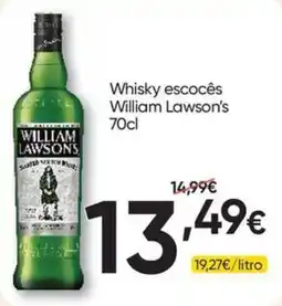 Froiz whisky escocês william lawson's promoção