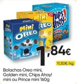Froiz Bolachas Oreo mini, Golden mini, Chips Ahoy! mini ou Prince mini promoção