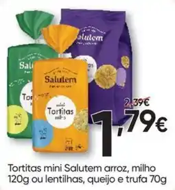 Froiz Tortitas mini Salutem arroz, milho promoção