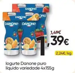 Froiz logurte danone puro liquido variedade promoção
