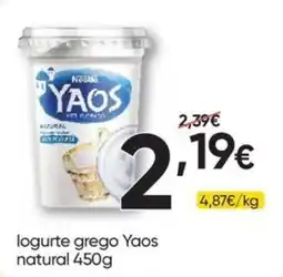 Froiz logurte grego yaos natural promoção