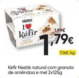 Froiz Kéfir Nestlé natural com granola de amêndoa e mel promoção