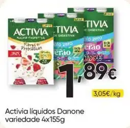 Froiz activia liquidos danone variedade promoção