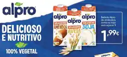 Froiz Bebida Alpro de amêndoa, aveia ou soja promoção