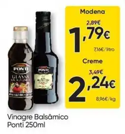 Froiz Vinagre Balsâmico Ponti 250ml promoção