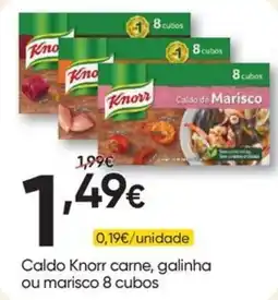 Froiz Caldo Knorr carne, galinha ou marisco 8 cubos promoção