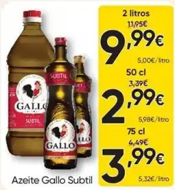 Froiz Azeite Gallo Subtil promoção