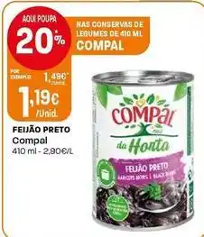Intermarché Compal - feijão preto promoção