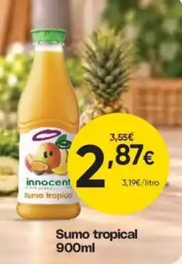 Froiz Innocent sumo tropical promoção