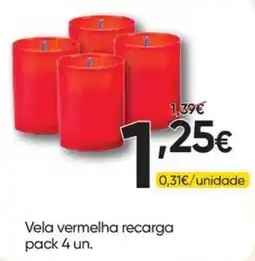 Froiz Vela vermelha recarga promoção
