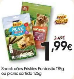 Froiz Snack cães Friskies Funtastix ou picnic sortido promoção