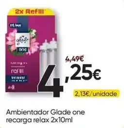 Froiz Ambientador Glade one recarga relax promoção