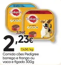 Froiz Comida cães Pedigree borrego e frango ou vaca e figado promoção