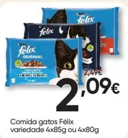 Froiz Comida gatos Félix promoção