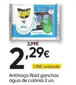 Froiz Antitraça raid ganchos água de colônia 2 un. promoção