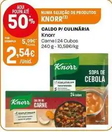 Intermarché Knorr - caldo p/ culinaria promoção